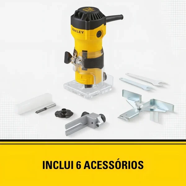 FRESADORA ROUTER DE MANO STANLEY 550W - Imagen 3