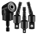 CABEZAL ANGULAR ENC 1/4 ADAPTADOR CARDANICO 4 PIEZAS
