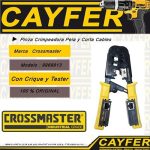 PINZA CRIMPEADORA C/TESTER CONEXION