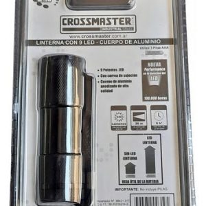LINTERNA ALUMINIO 9 LED CROSSMASTER
