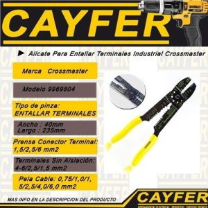 ALICATE ENTALLAR TERMIN CROSS 229mm