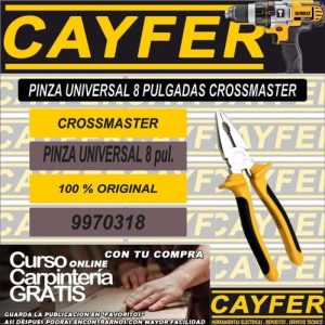 PINZA UNIVERSAL CROSS 8"