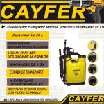 PULVERIZADOR MOCHILA 20L CROSS - Imagen 3