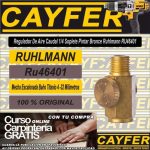 Regulador De Aire Caudal 1/4 Soplete Pintar Bronce - Imagen 3