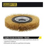 CEPILLO ALAMBRE CROS 175mm riz/bron - Imagen 3