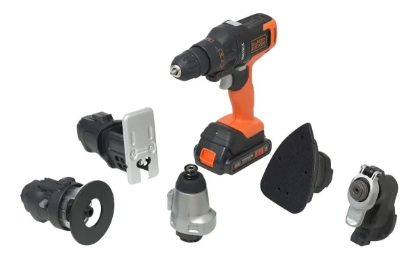 Kit Taladro Matrix 6 En 1 Herramientas + accesorio con maletín de transporte - Imagen 2
