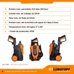 Hidrolavadora 105 Bar 1200w Lusqtoff Hl120 - Imagen 3