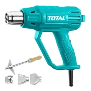 Pistola De Calor 2000w TOTAL Con Accesorios Tb20036