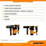 Rotomartillo Lusqtoff SDS Plus 1050 rpm RML1050-8 - Imagen 3