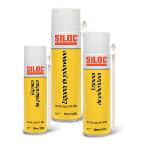 57106efb0bc44.jpg Siloc Espuma PU 500ml Aer C12 - Imagen 1