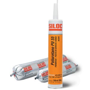 Siloc PU 55 Negro 310ml cart C24