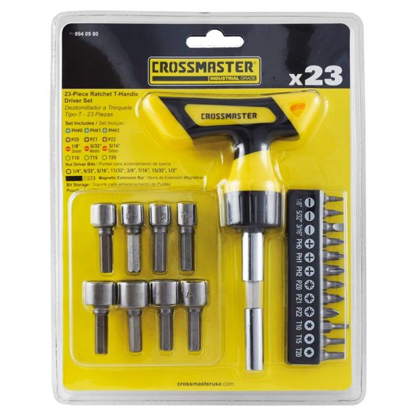 DESTORNILLADOR 23PCS "T" CROSS - Imagen 1