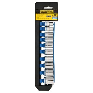 SET BOCALLAVE HEX. 10PCS-METRICO-3/8"